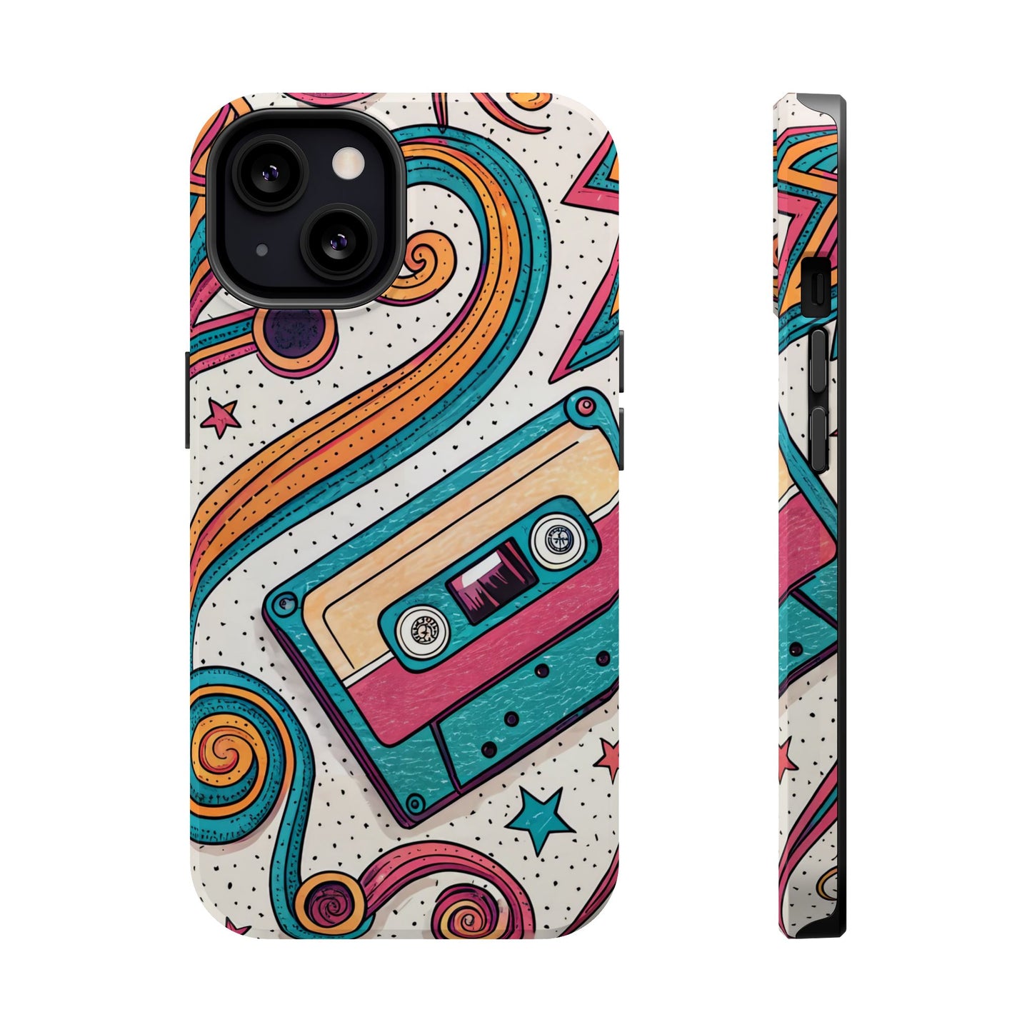 Retro Cassette Design iPhone Tough Case