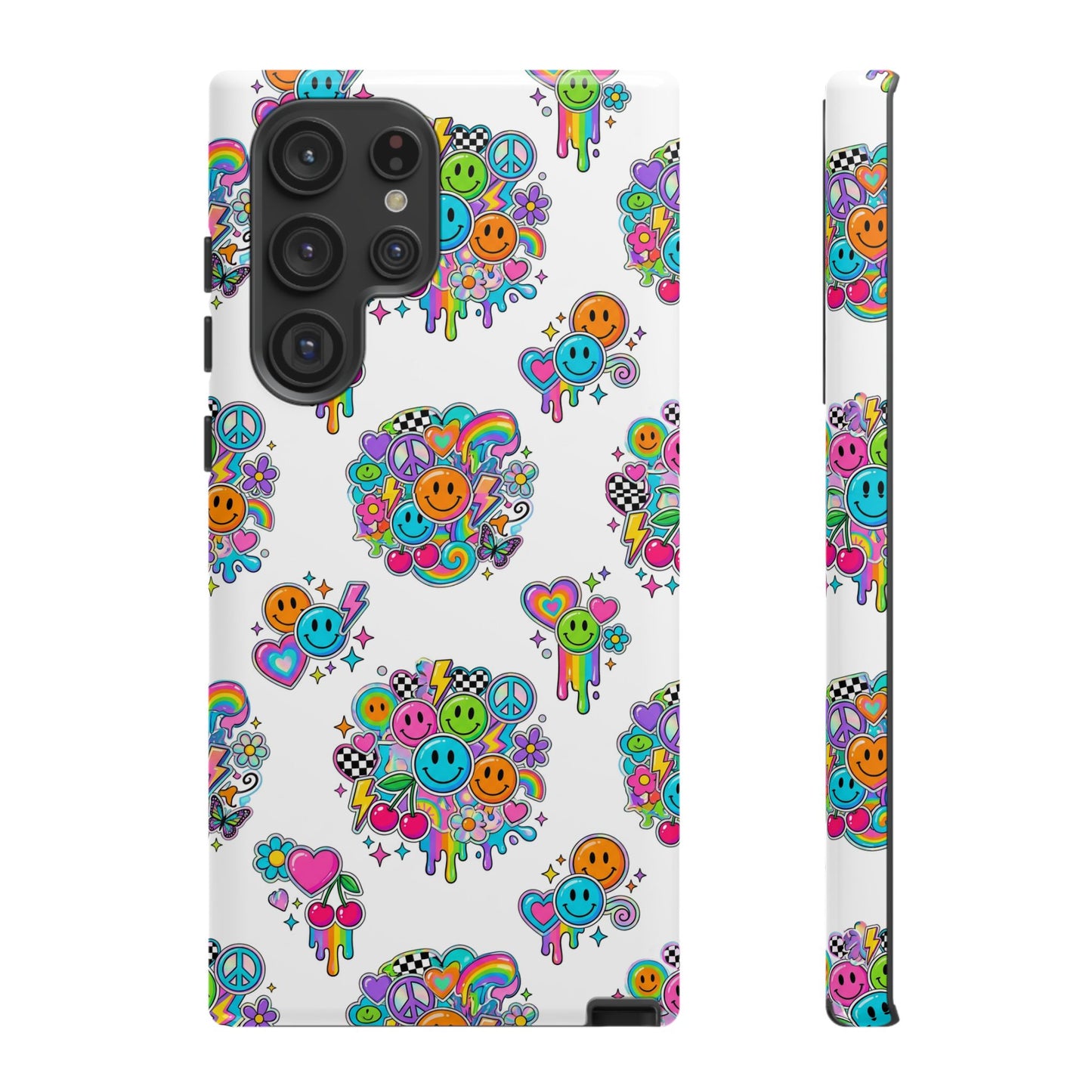 Retro Dopamine-Inspired Samsung Tough Phone Case