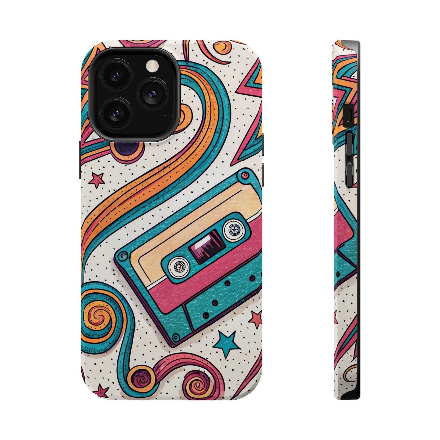 Retro Cassette Design iPhone Tough Case