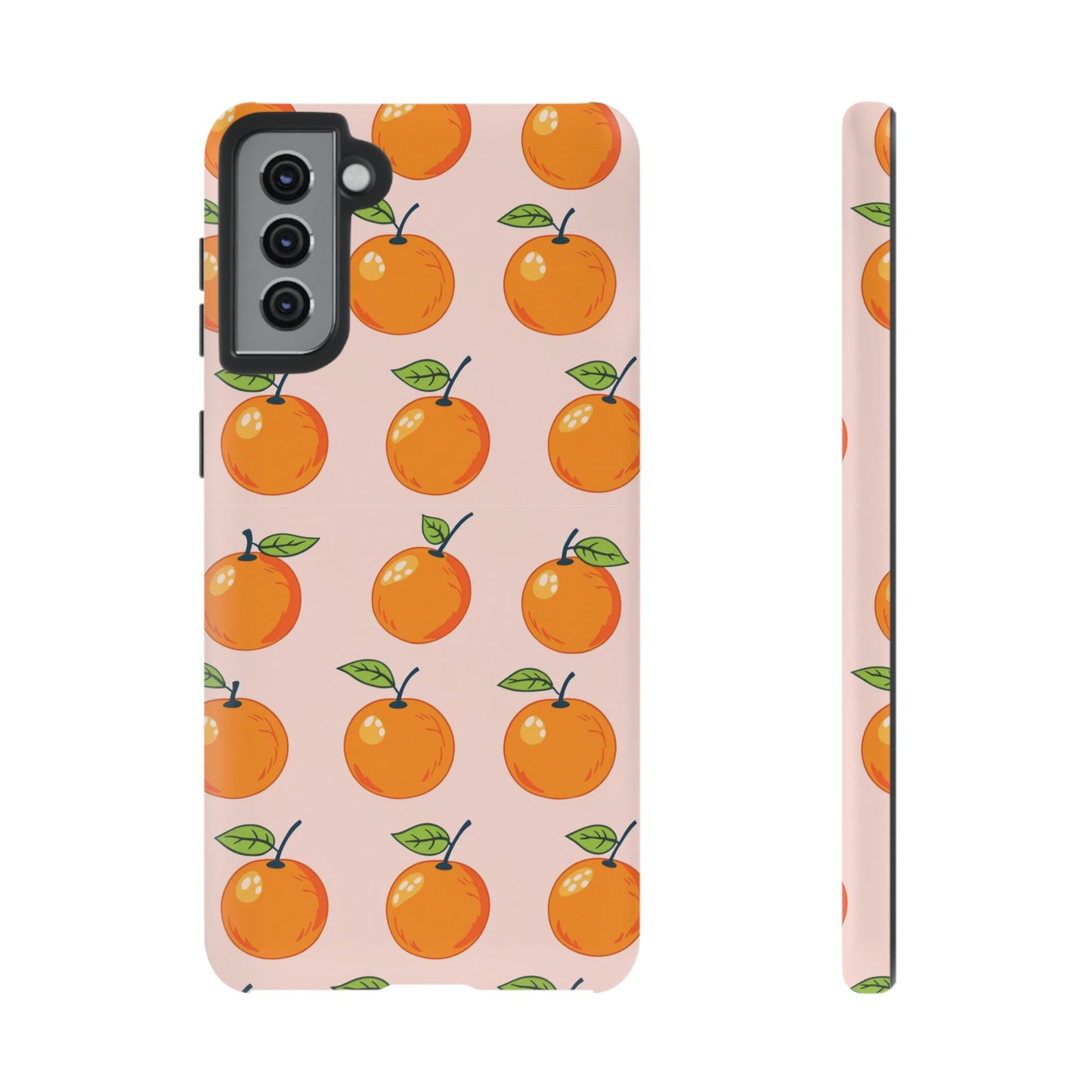 Orange Fruit Design Samsung Tough Phone Case