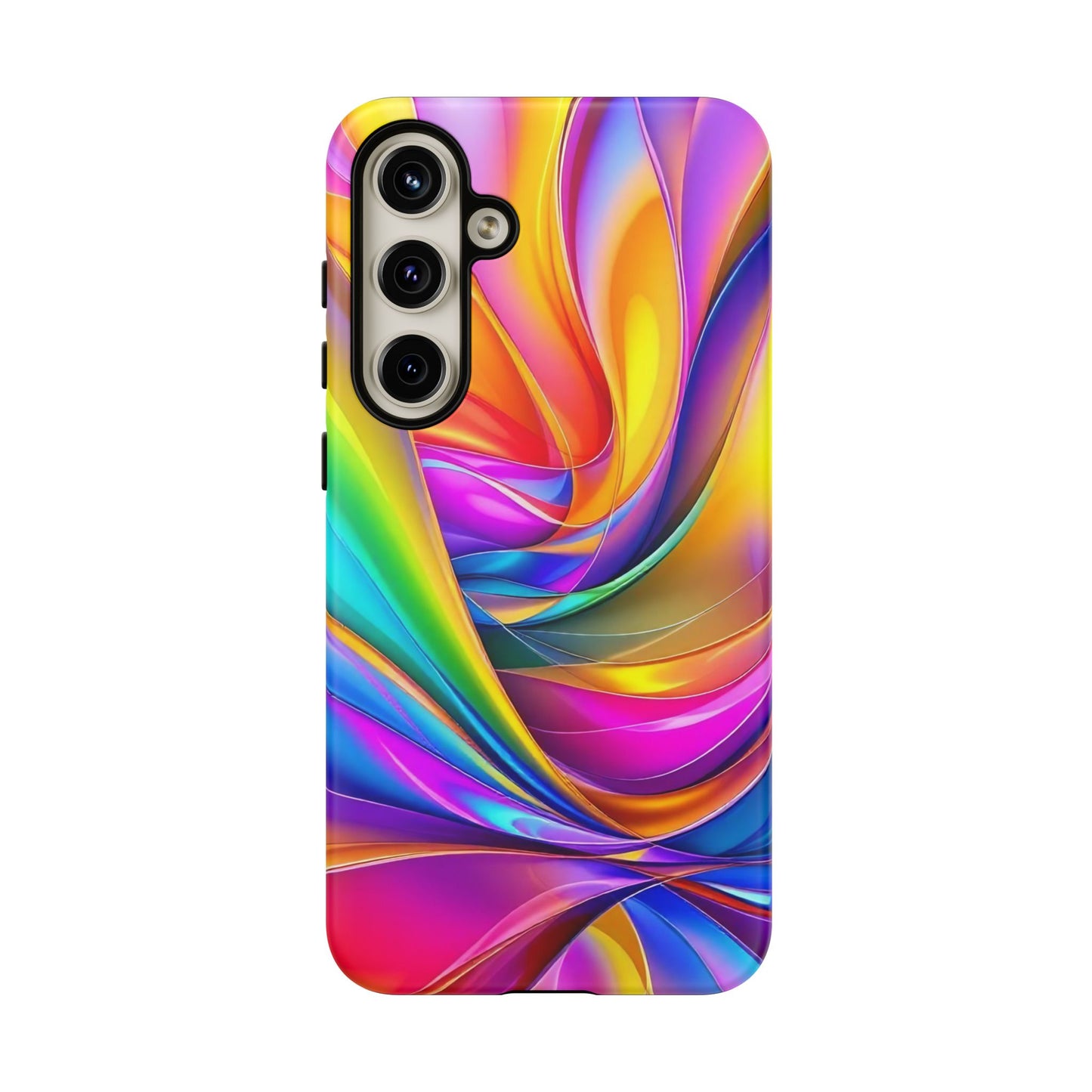 Deconstructed Rainbow Wave Samsung Tough Case