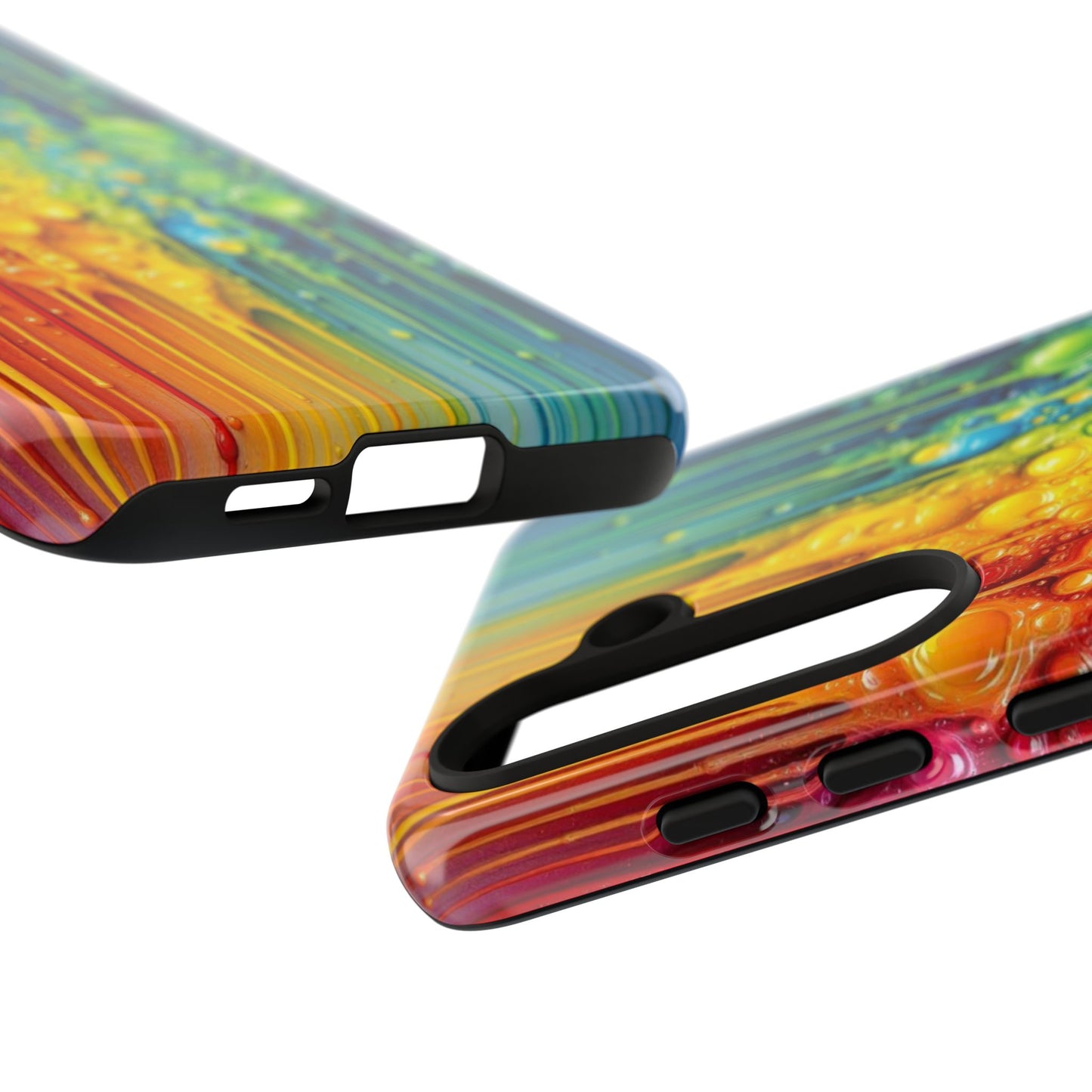 Rainbow Paint Splash Samsung Tough Case