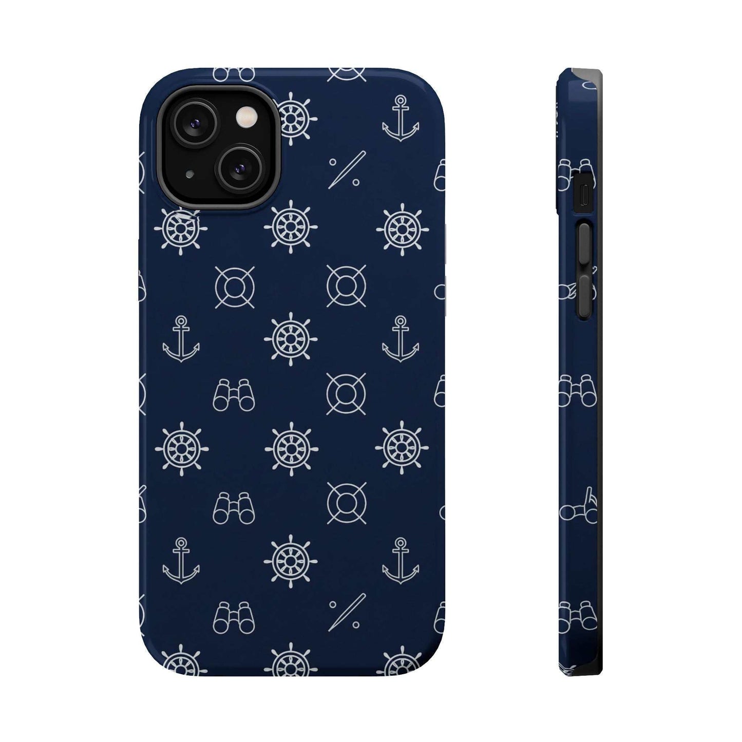 Minimalist Nautical iPhone Case — Magnetic Impact-Resistant Phone Case