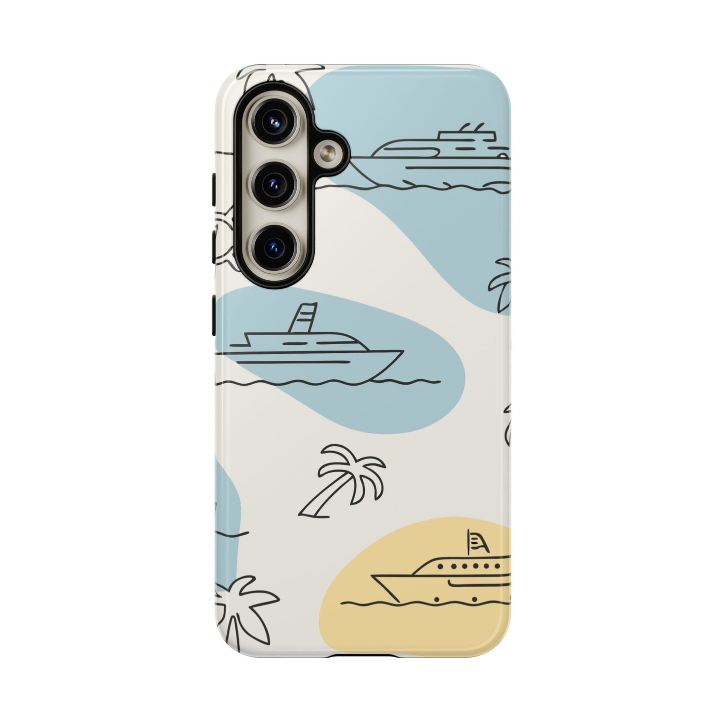 Retro Cruise Vacation Samsung Tough Phone Case