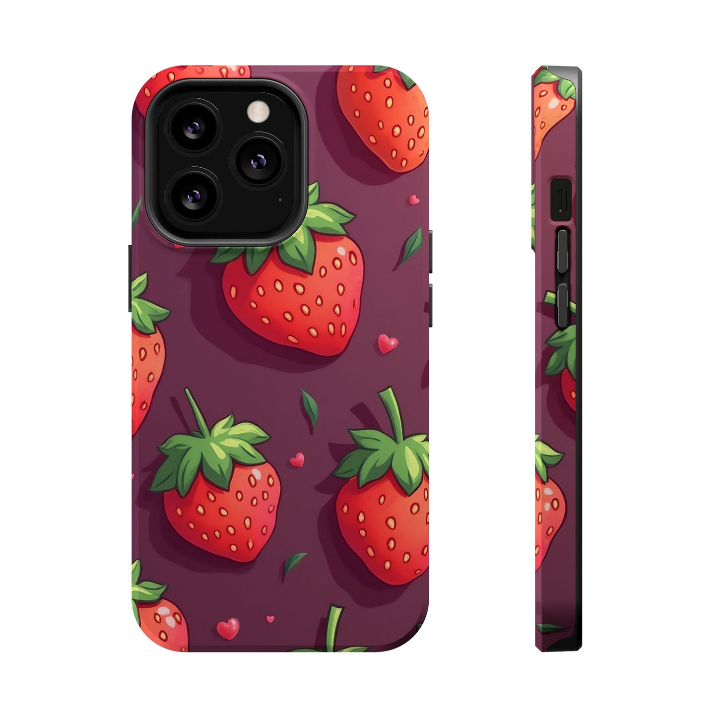 Strawberry Design iPhone Tough Phone Case