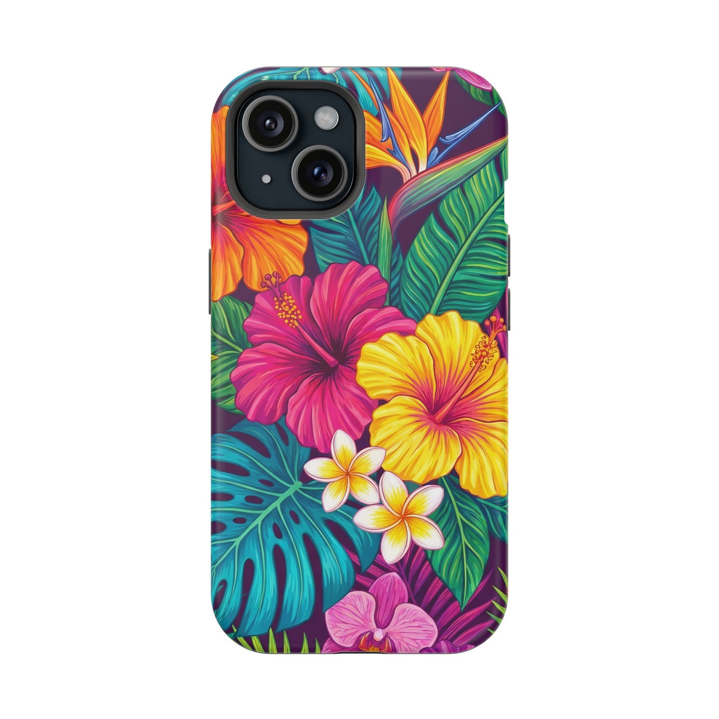 Vibrant Tropical iPhone Tough Case — Magnetic Impact-Resistant