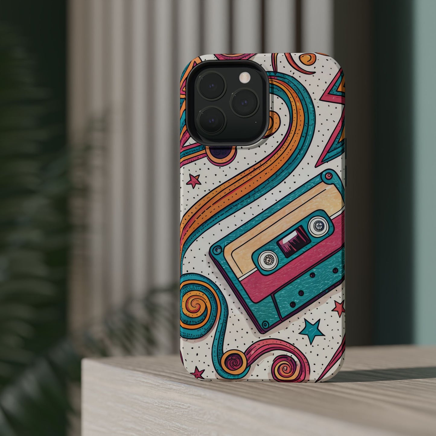 Retro Cassette Design iPhone Tough Case