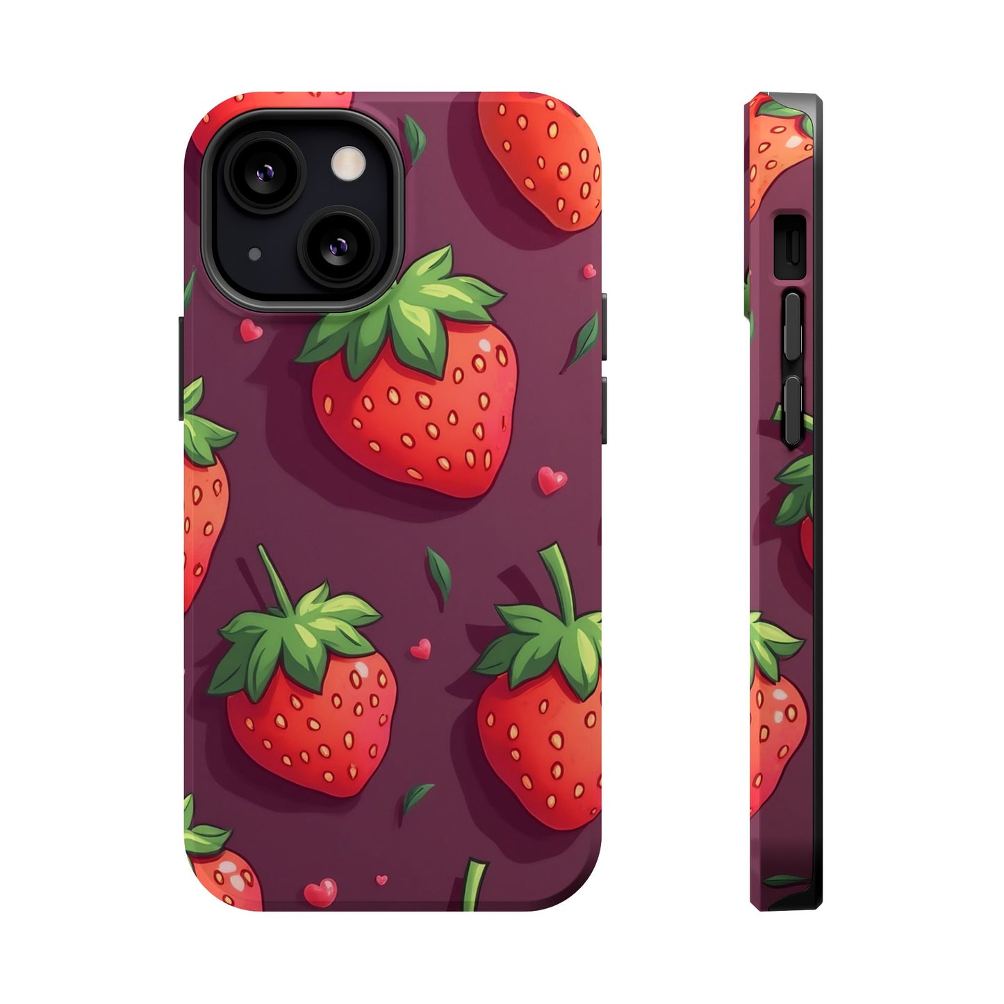 Strawberry Design iPhone Tough Phone Case