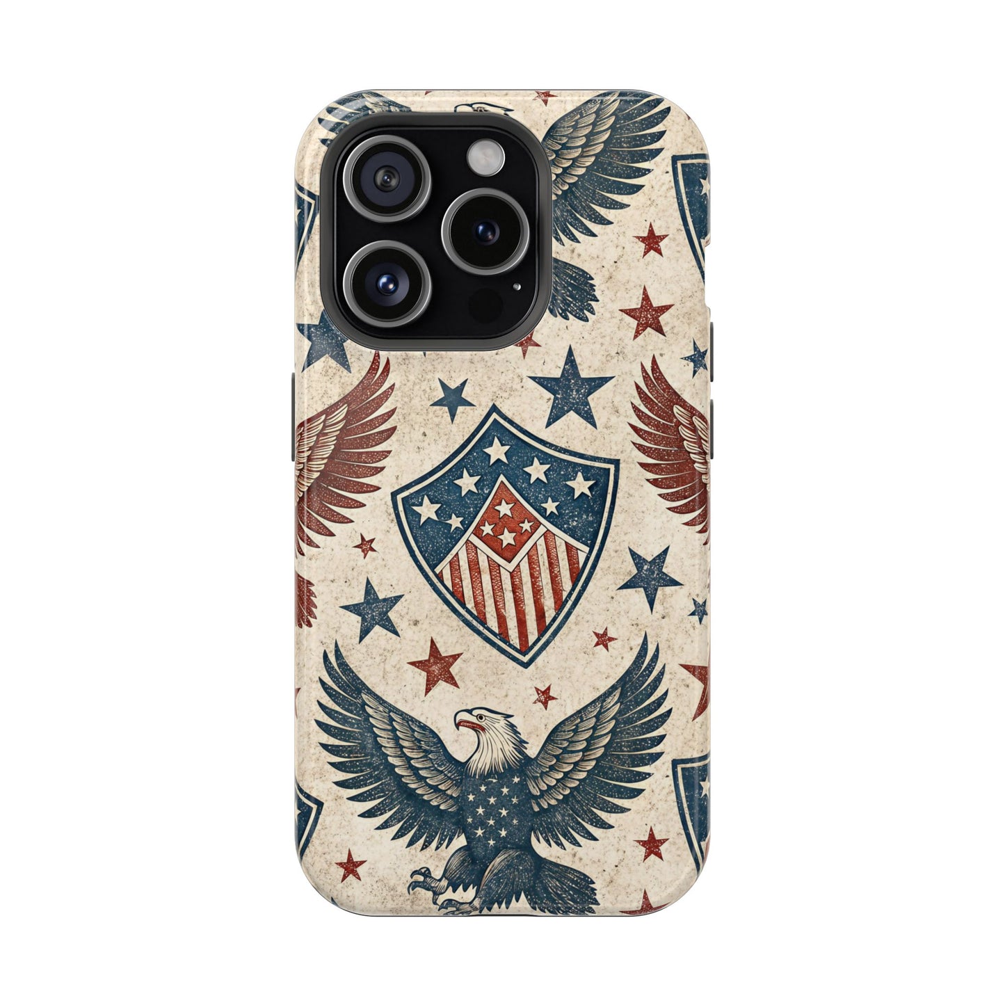 Vintage American Pride iPhone Tough Case