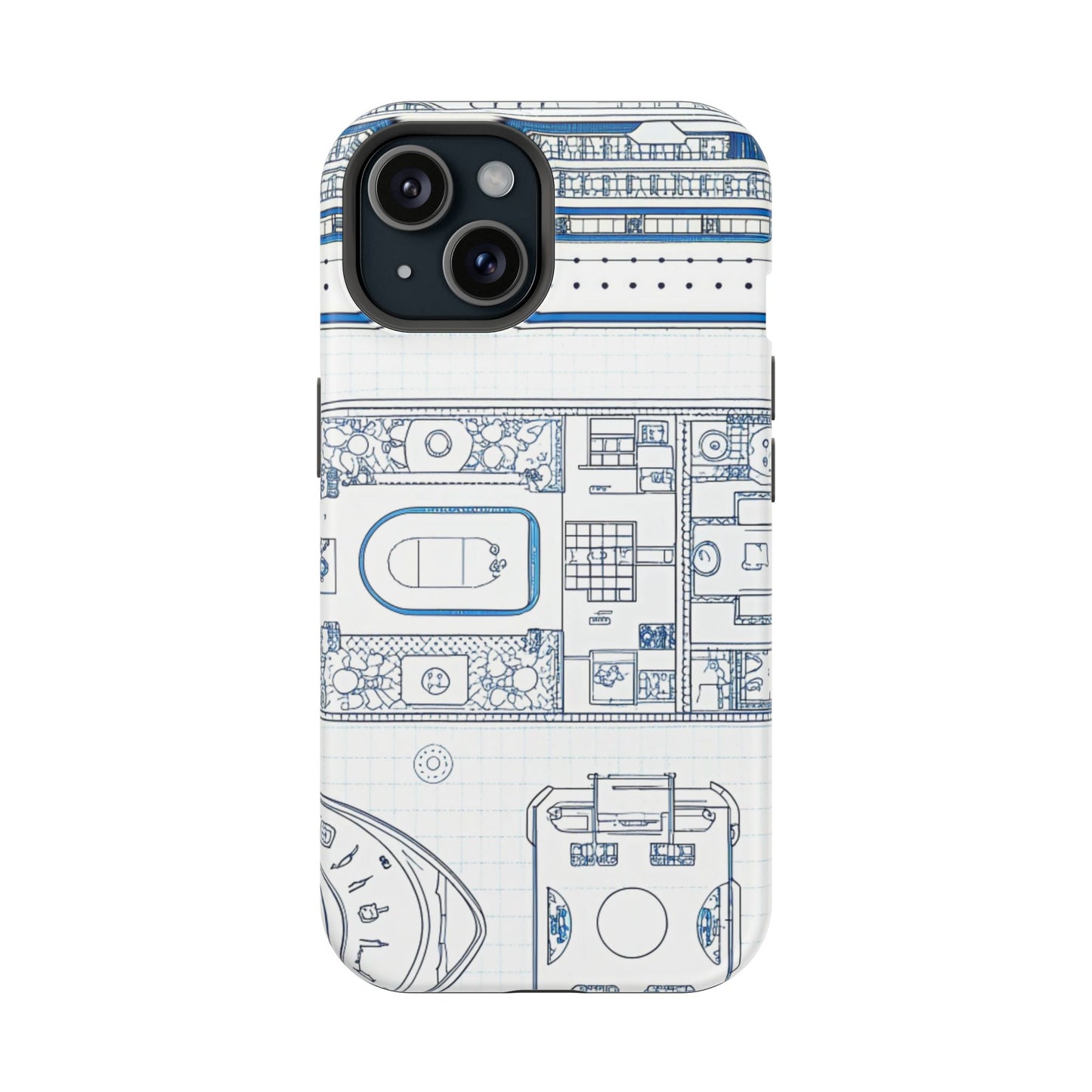 Cruise Ship Design Inspired iPhone Tough Case