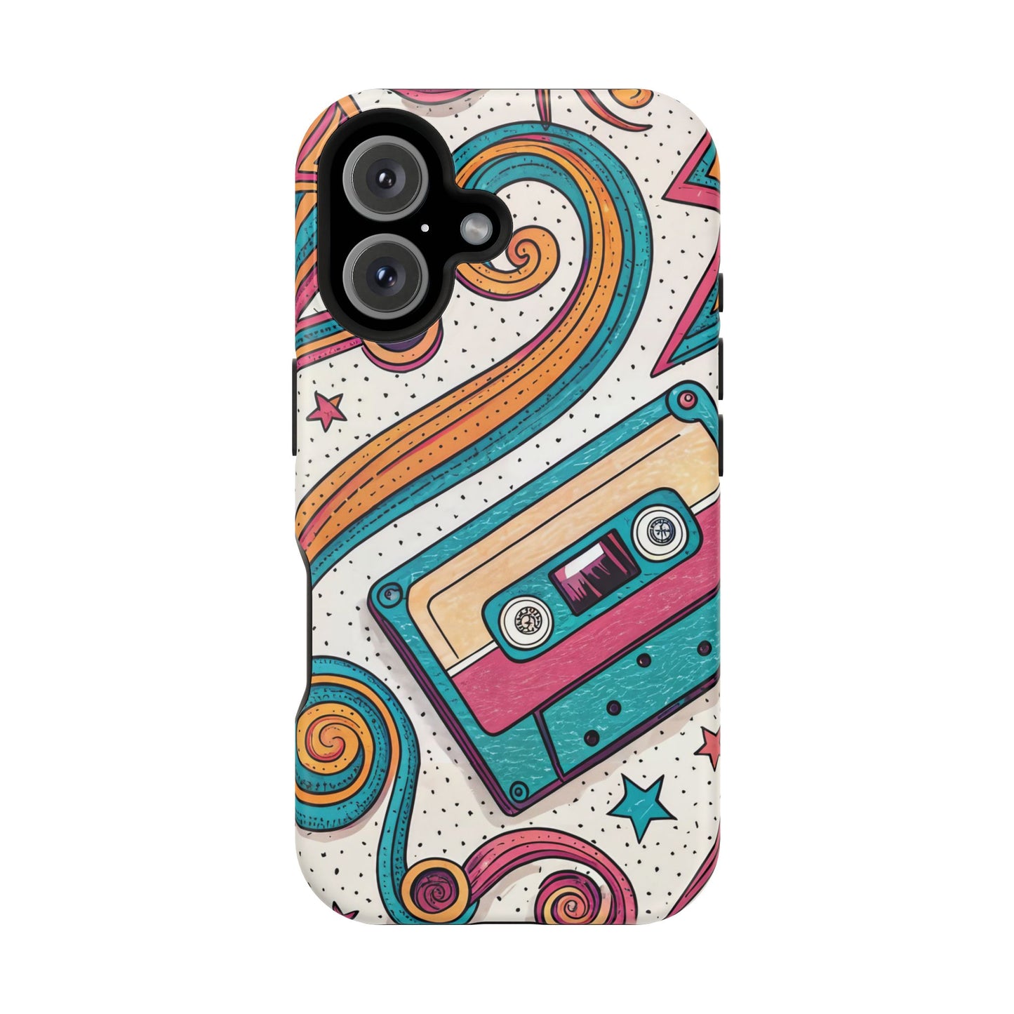 Retro Cassette Design iPhone Tough Case