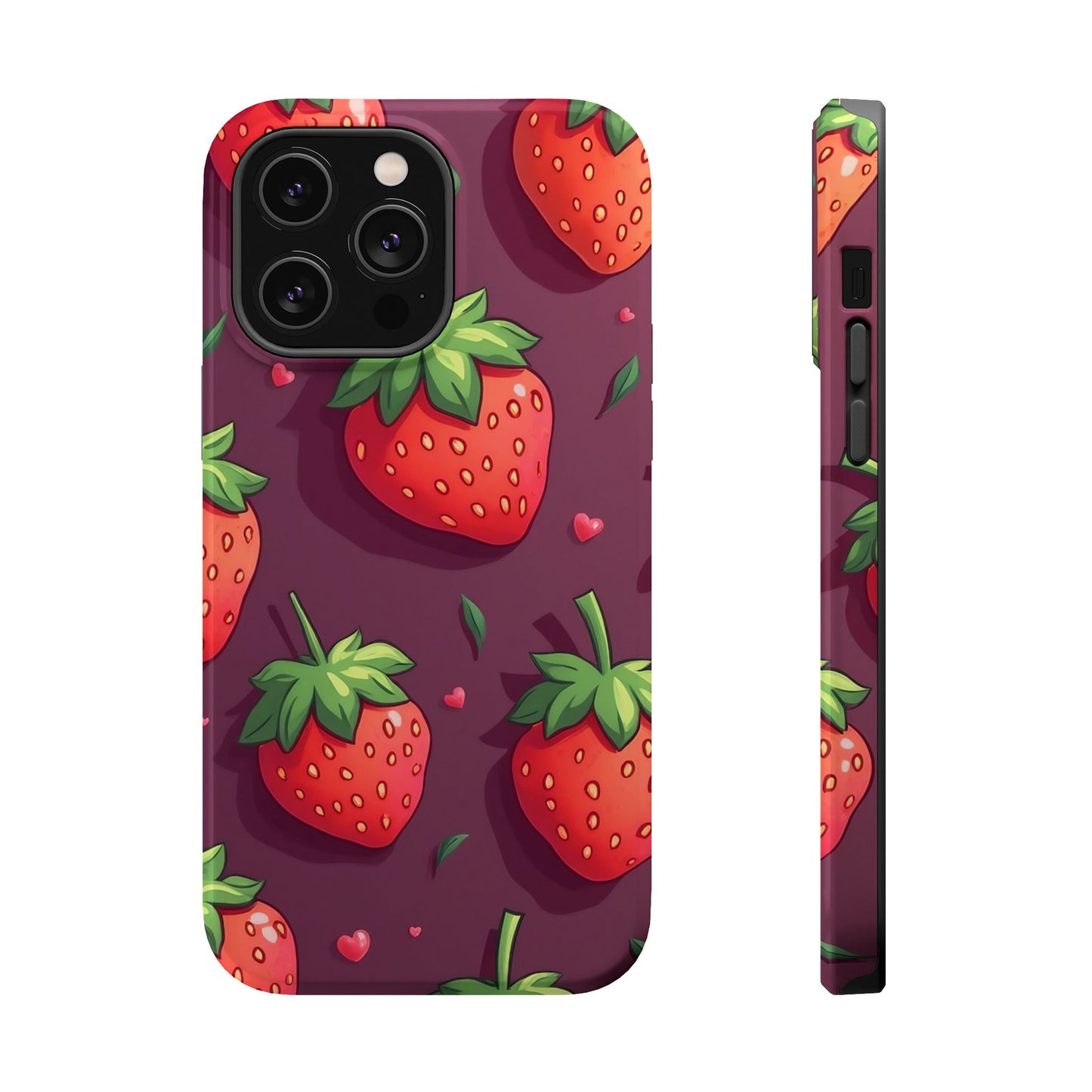 Strawberry Design iPhone Tough Phone Case