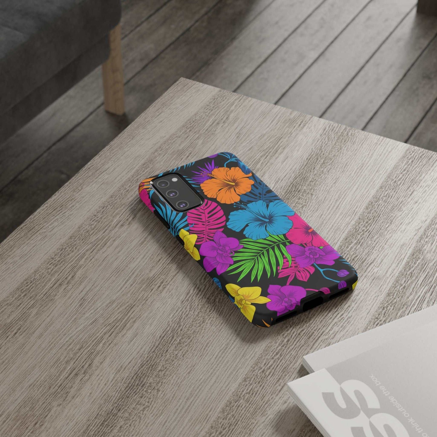 Modern Tropical Floral Design Samsung Phone Case