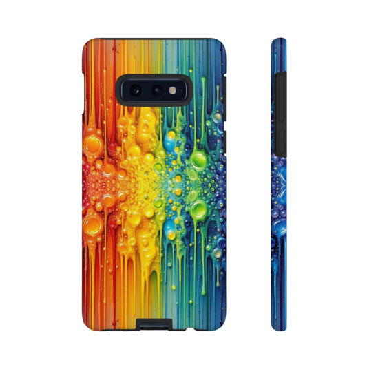 Rainbow Paint Splash Samsung Tough Case