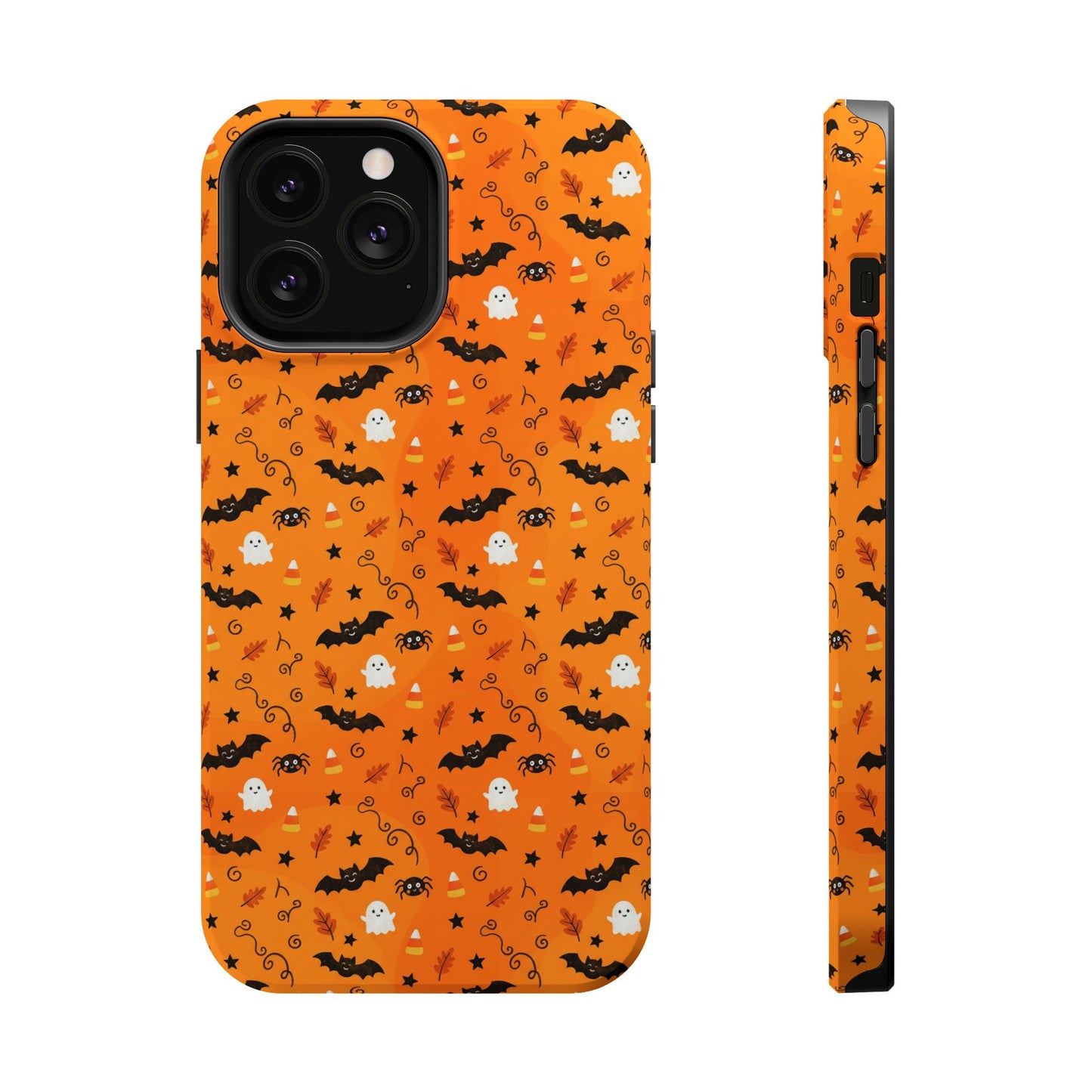 Boo-tiful Halloween Bat & Ghost iPhone Case