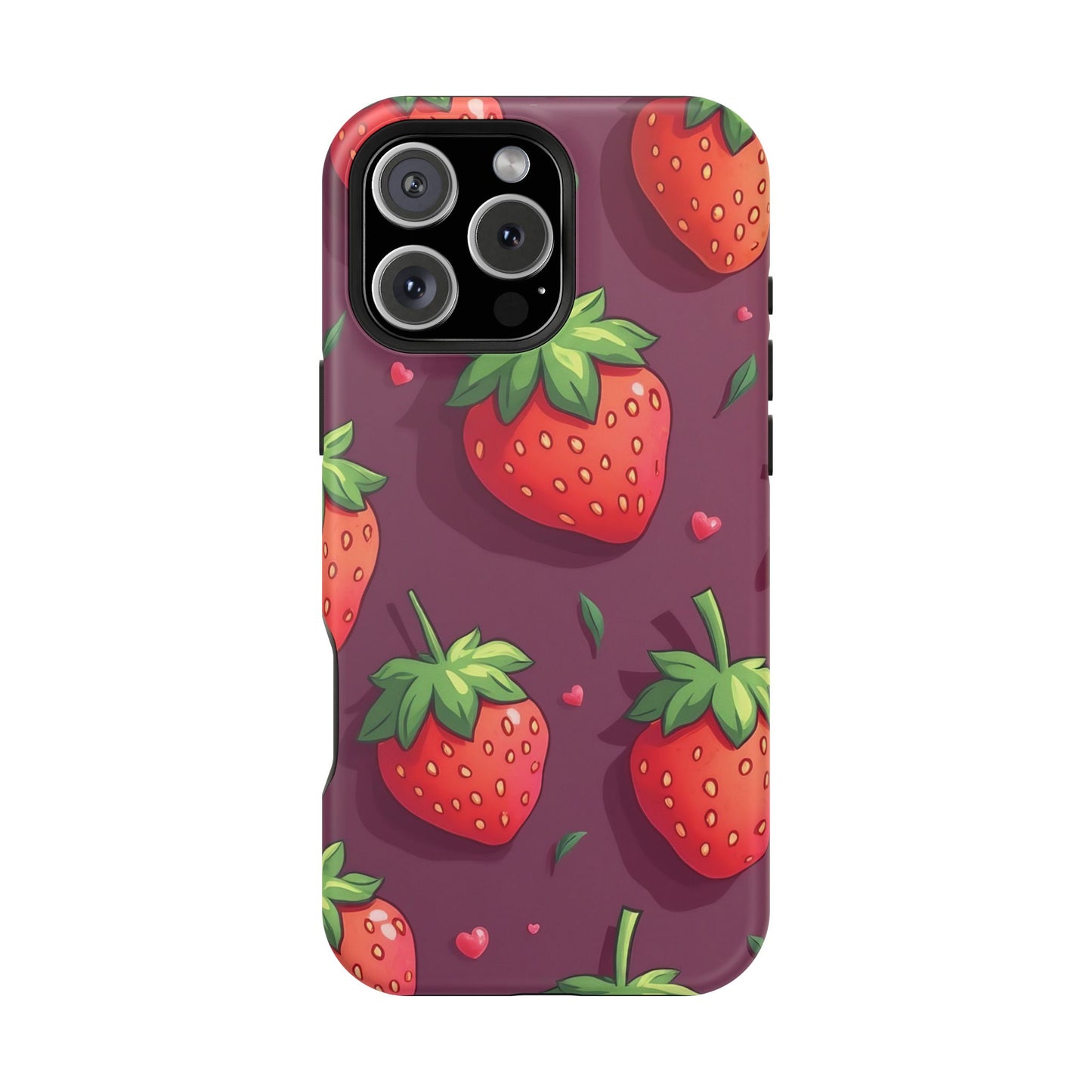 Strawberry Design iPhone Tough Phone Case