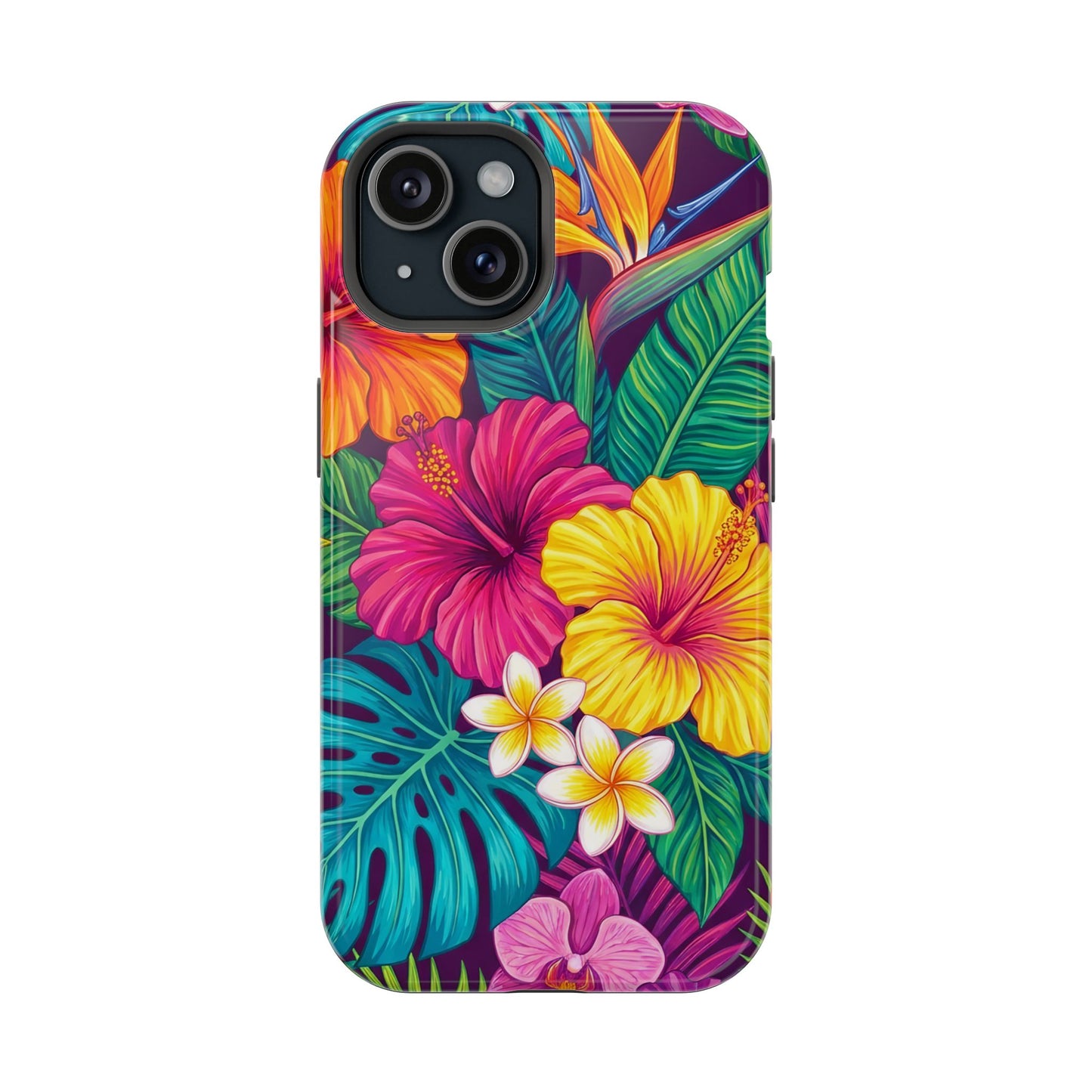 Vibrant Tropical iPhone Tough Case — Magnetic Impact-Resistant