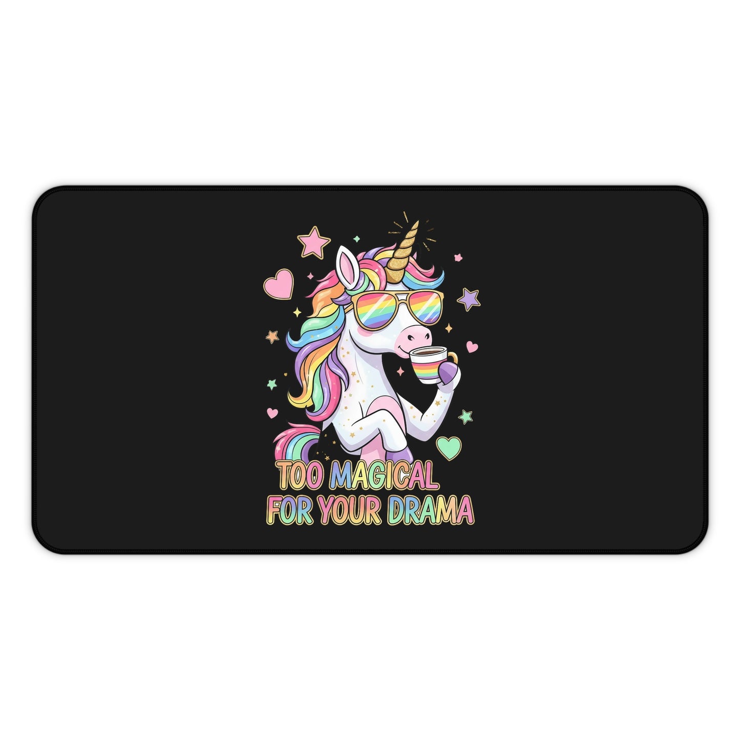 Whimsical Desk Mat for Home Office or Holiday Workspace Decor