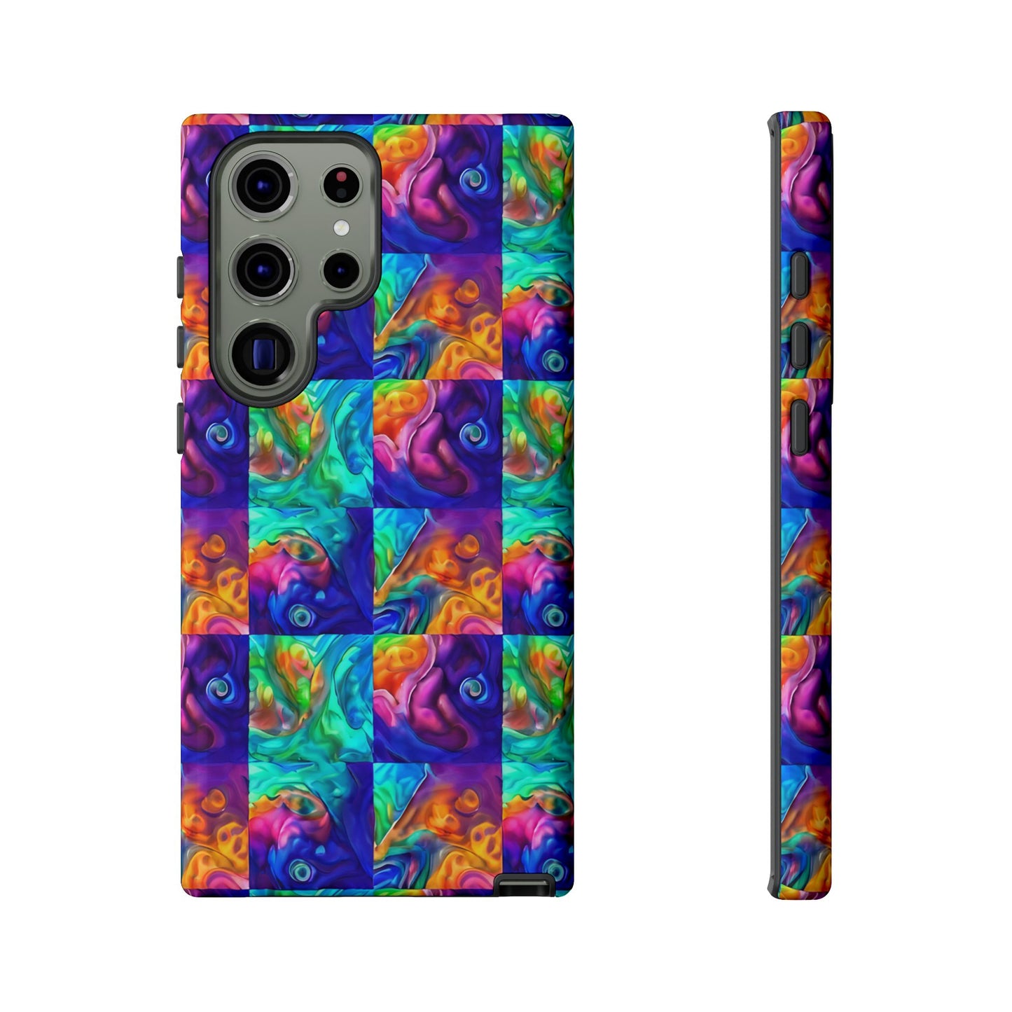Abalone Swirl Samsung Phone Case — Glowing Shell Design