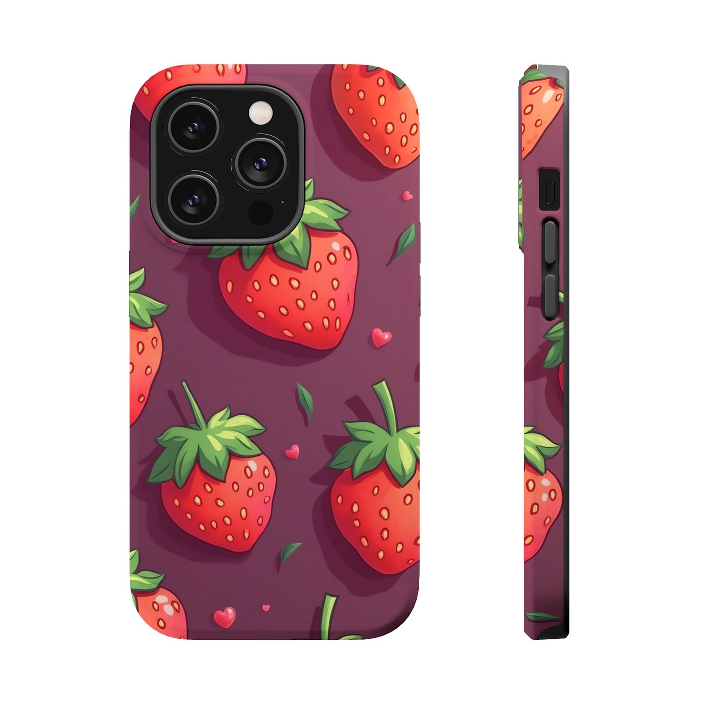 Strawberry Design iPhone Tough Phone Case
