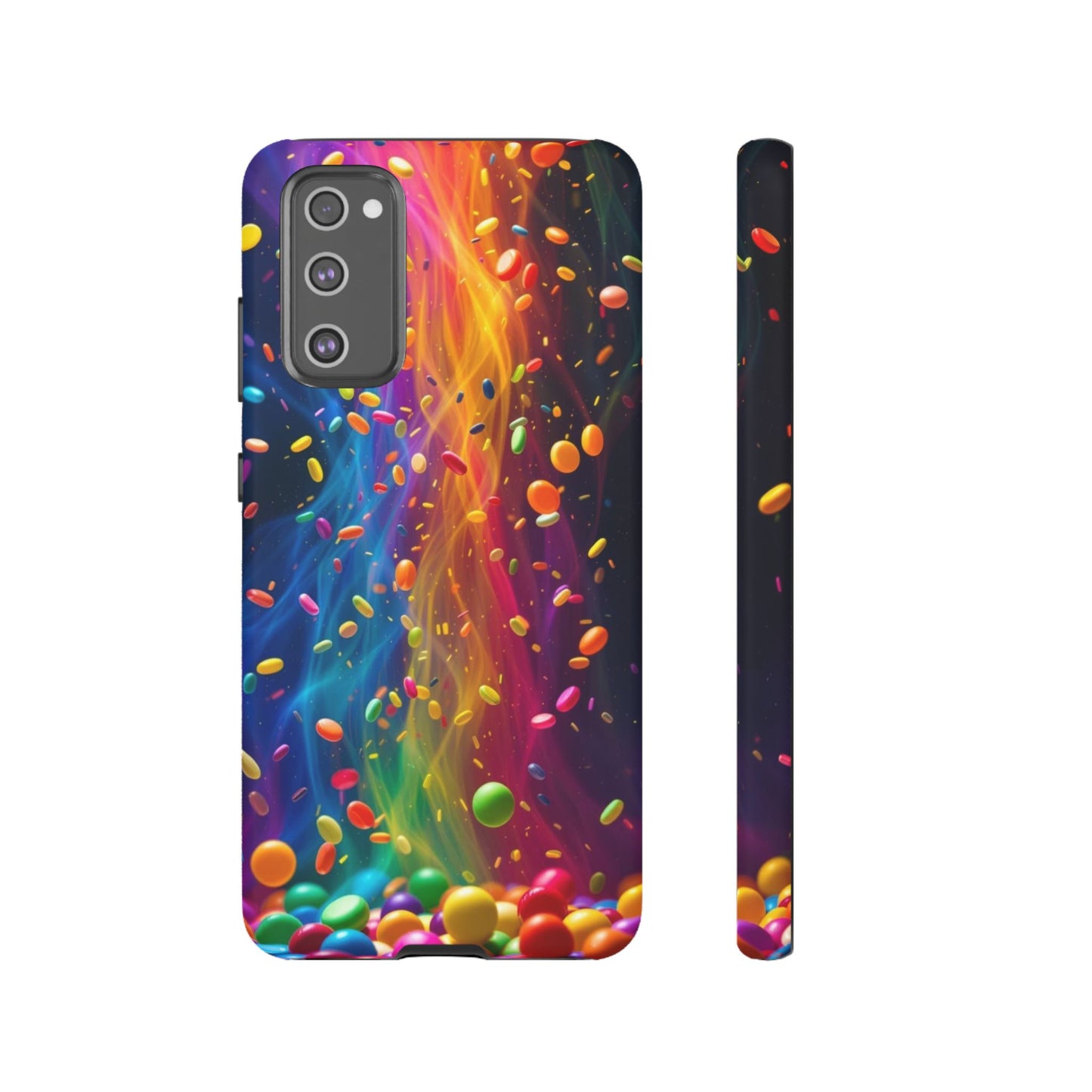 Rainbow Candy Rain Tough Phone Case