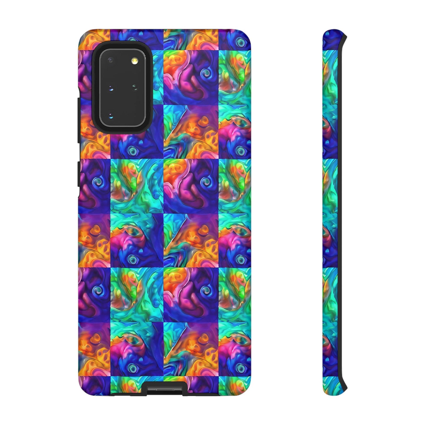 Abalone Swirl Samsung Phone Case — Glowing Shell Design