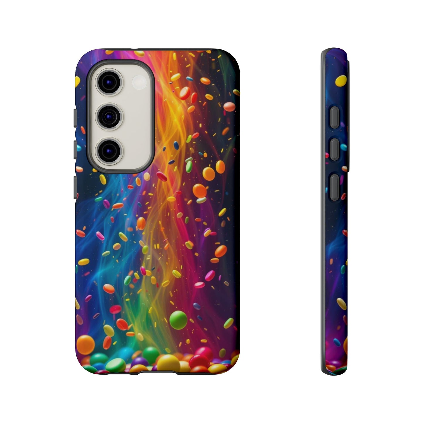 Rainbow Candy Rain Tough Phone Case