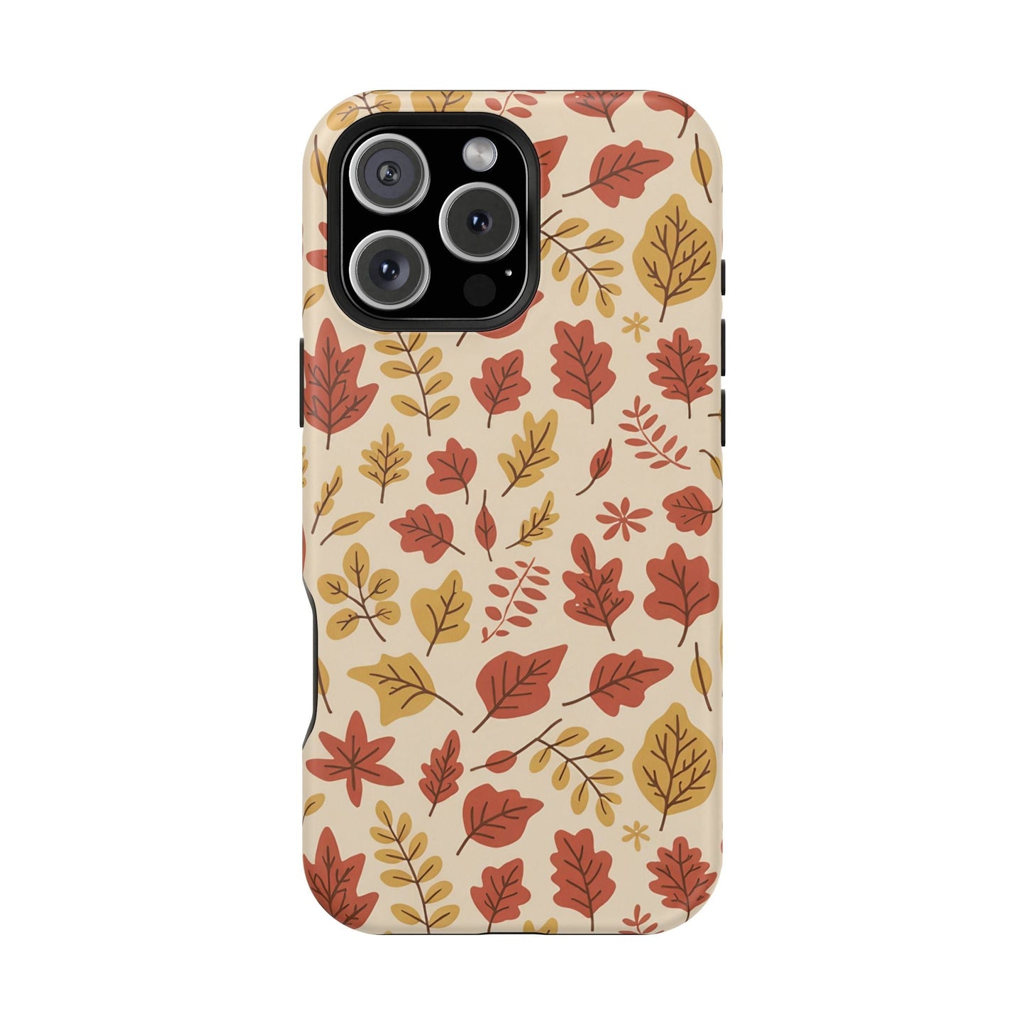 Fall Leaves iPhone case with autumn leaf pattern and durable protective design