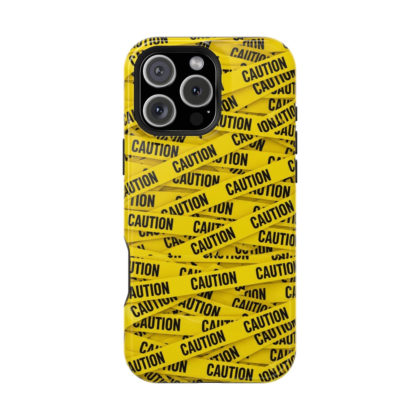 iPhone Tough Case - Caution Tape Design