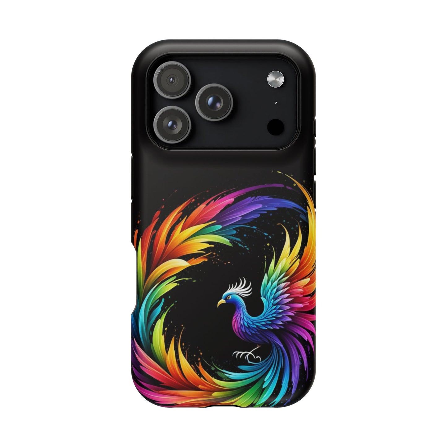 Rainbow Phoenix Design iPhone Tough Case
