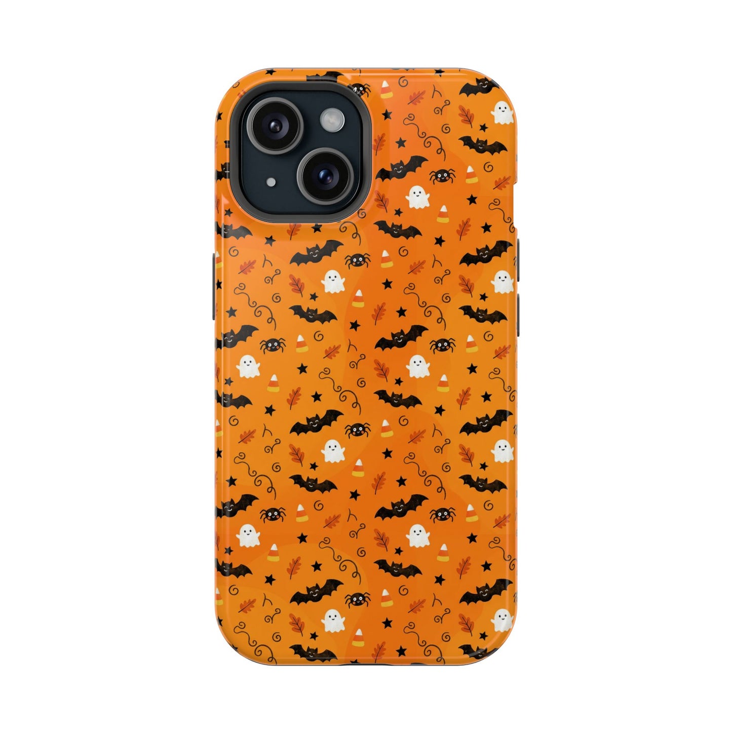 Boo-tiful Halloween Bat & Ghost iPhone Case