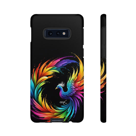 Rainbow Phoenix Design Samsung Phone Case