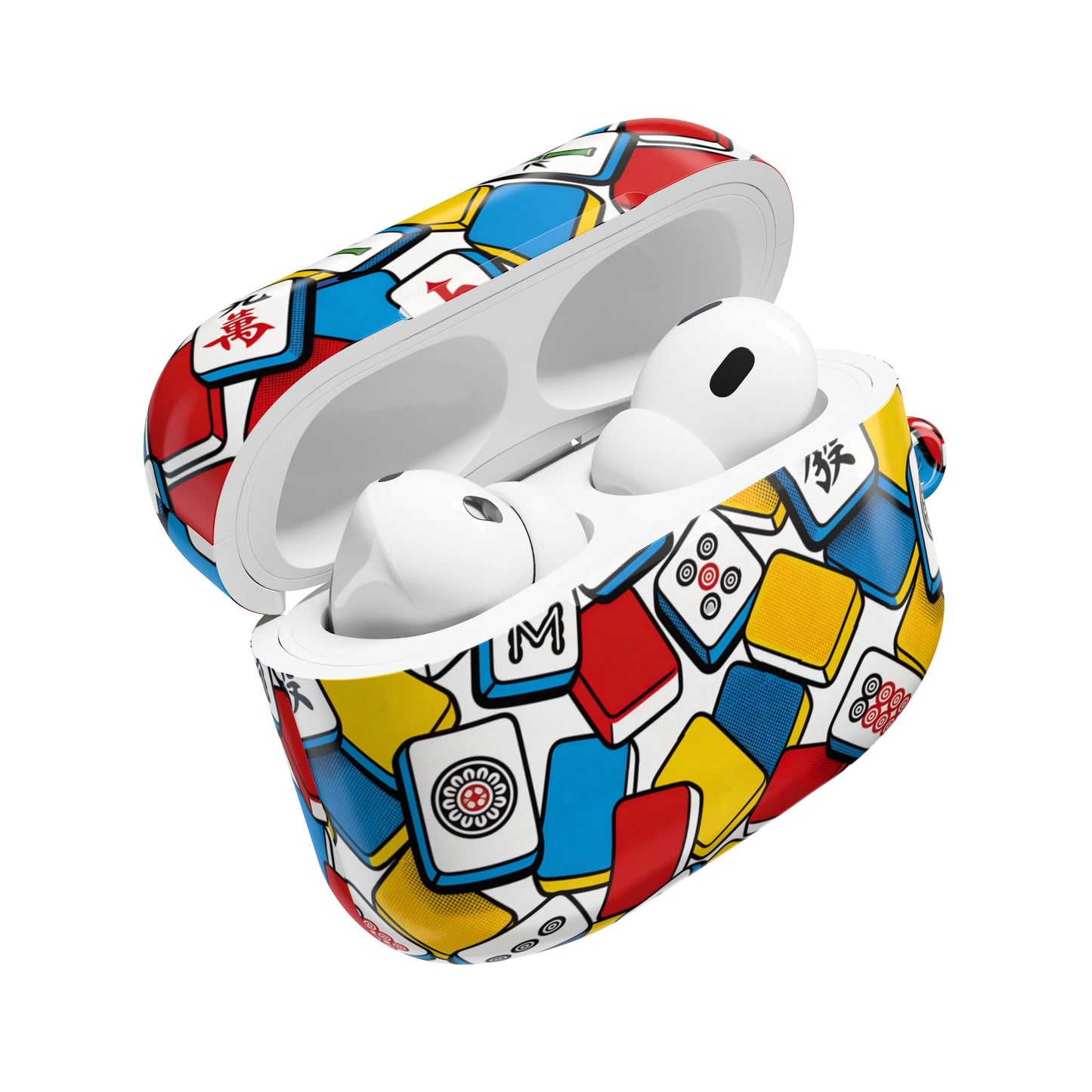 Vibrant Mahjong AirPod Case — Colorful Mahjong Tile Protective Case