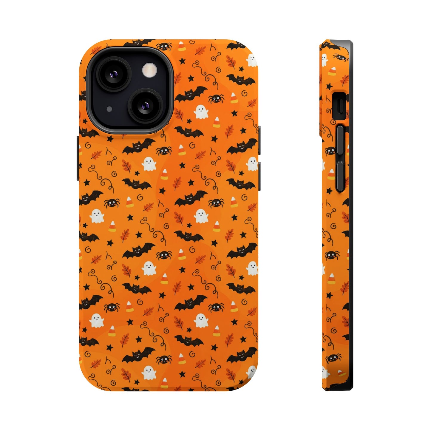 Boo-tiful Halloween Bat & Ghost iPhone Case