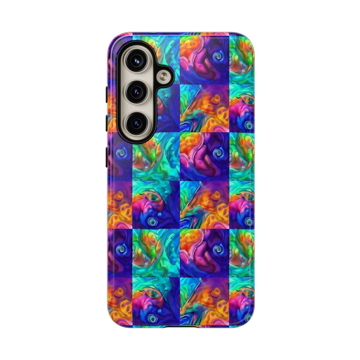 Abalone Swirl Samsung Phone Case — Glowing Shell Design