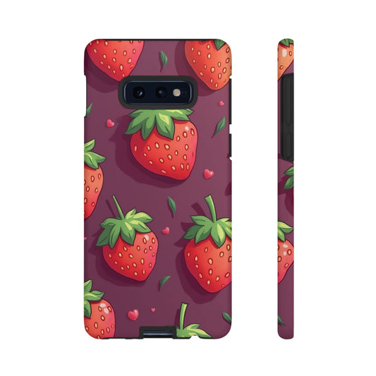 Strawberry Design Samsung Tough Phone Case