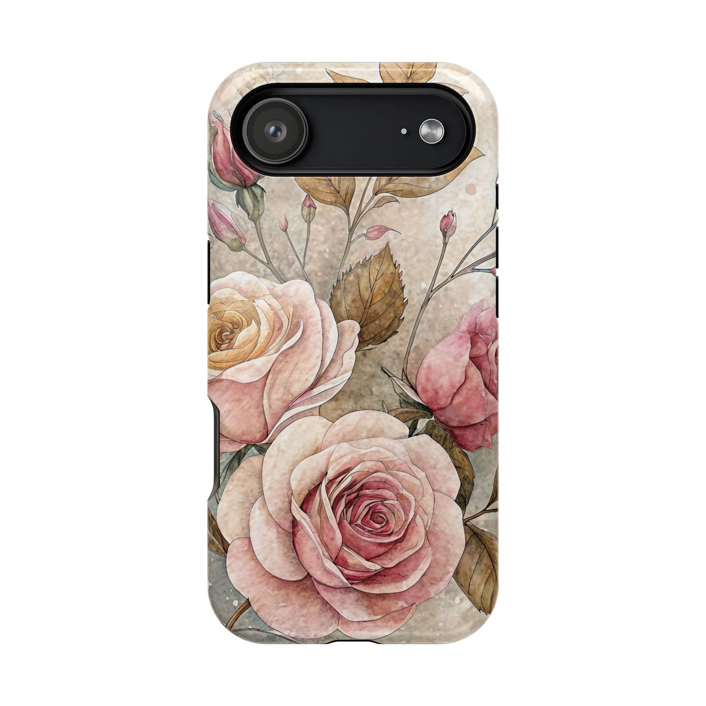 Vintage Rose iPhone Tough Case