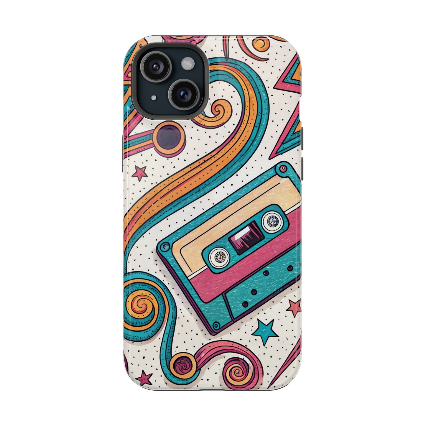 Retro Cassette Design iPhone Tough Case