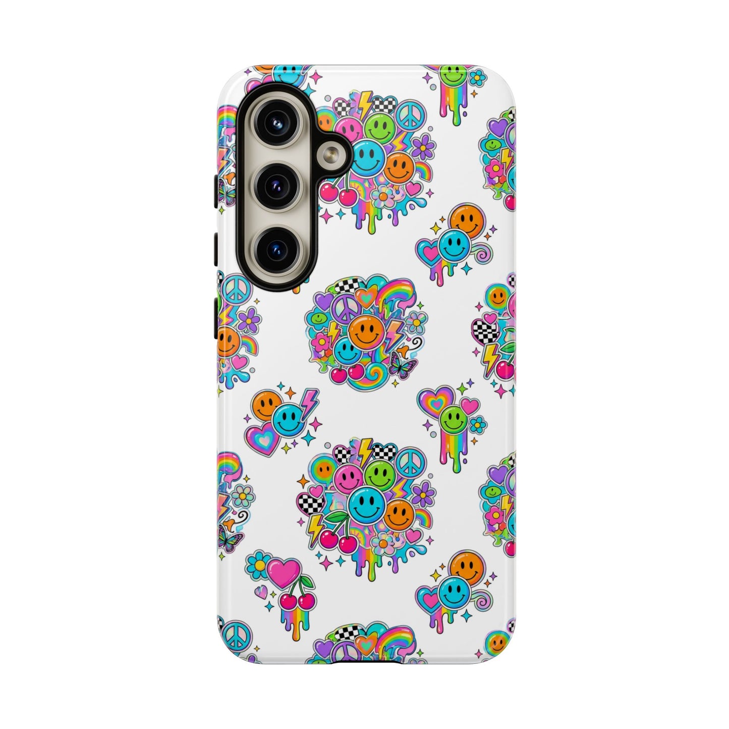 Retro Dopamine-Inspired Samsung Tough Phone Case