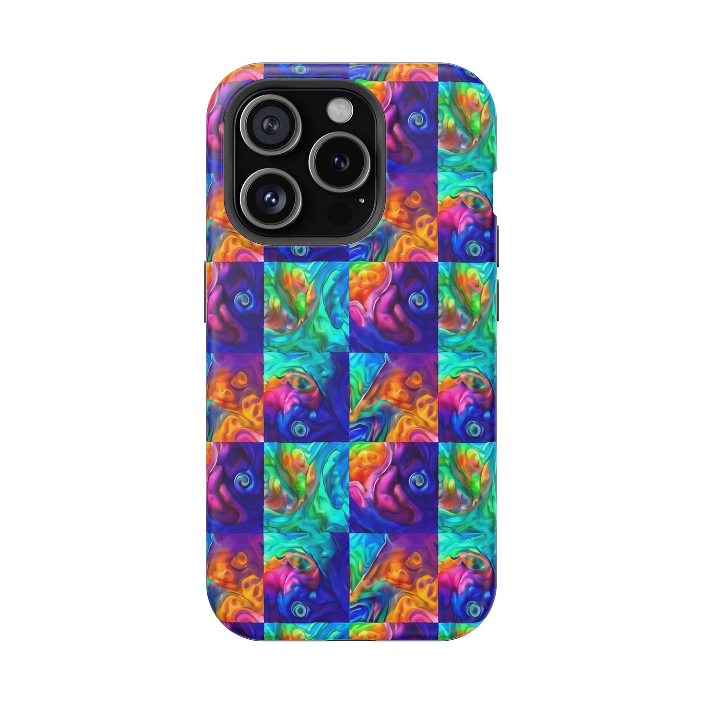 Abalone Swirl iPhone Case — Glowing Shell Impact-Resistant Case