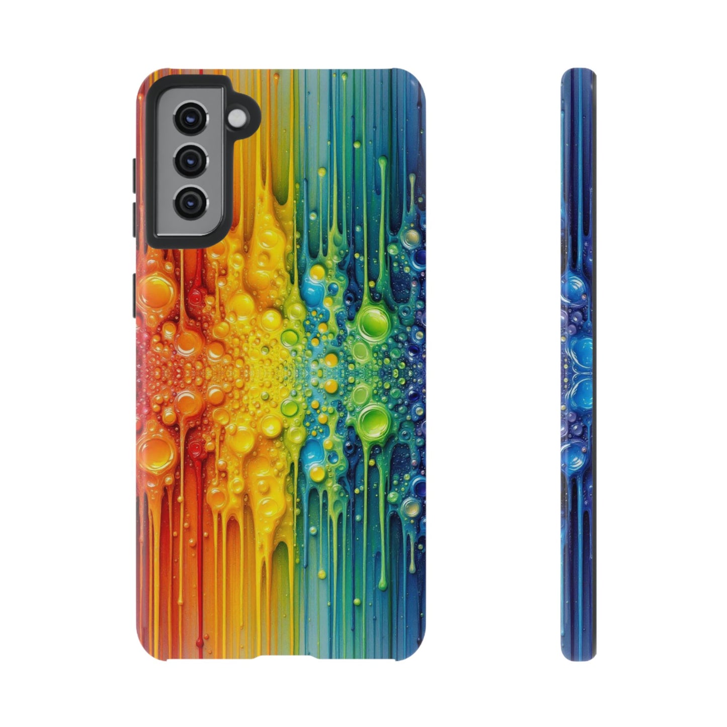 Rainbow Paint Splash Samsung Tough Case