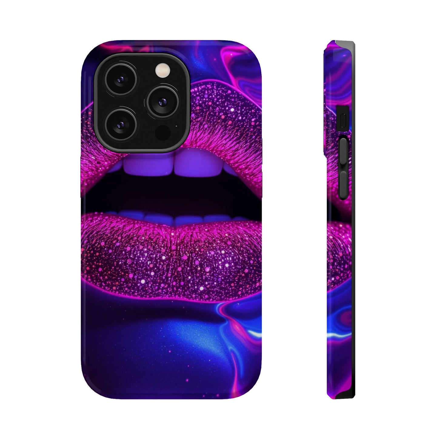 Purple Kiss Design iPhone Tough Case