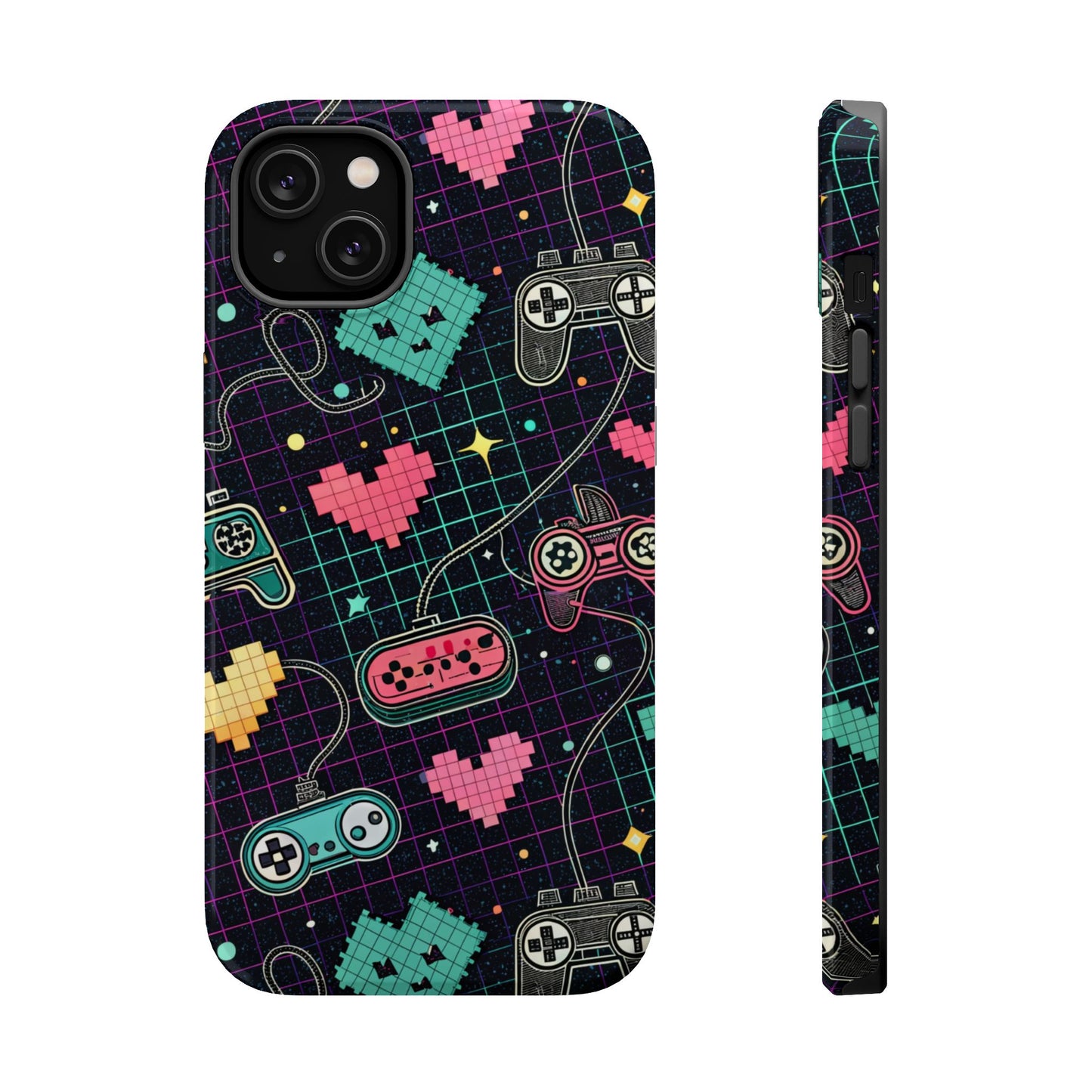 Retro Gamer Inspired Phone Case – Durable Dual-Layer iPhone Case with MagSafe