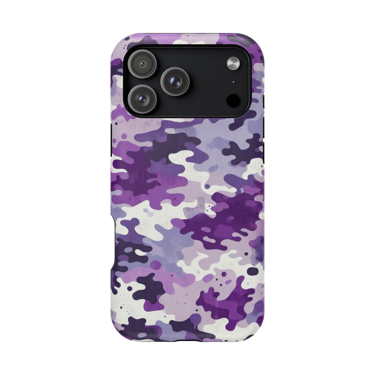 Purple Camouflage Design iPhone Tough Case -