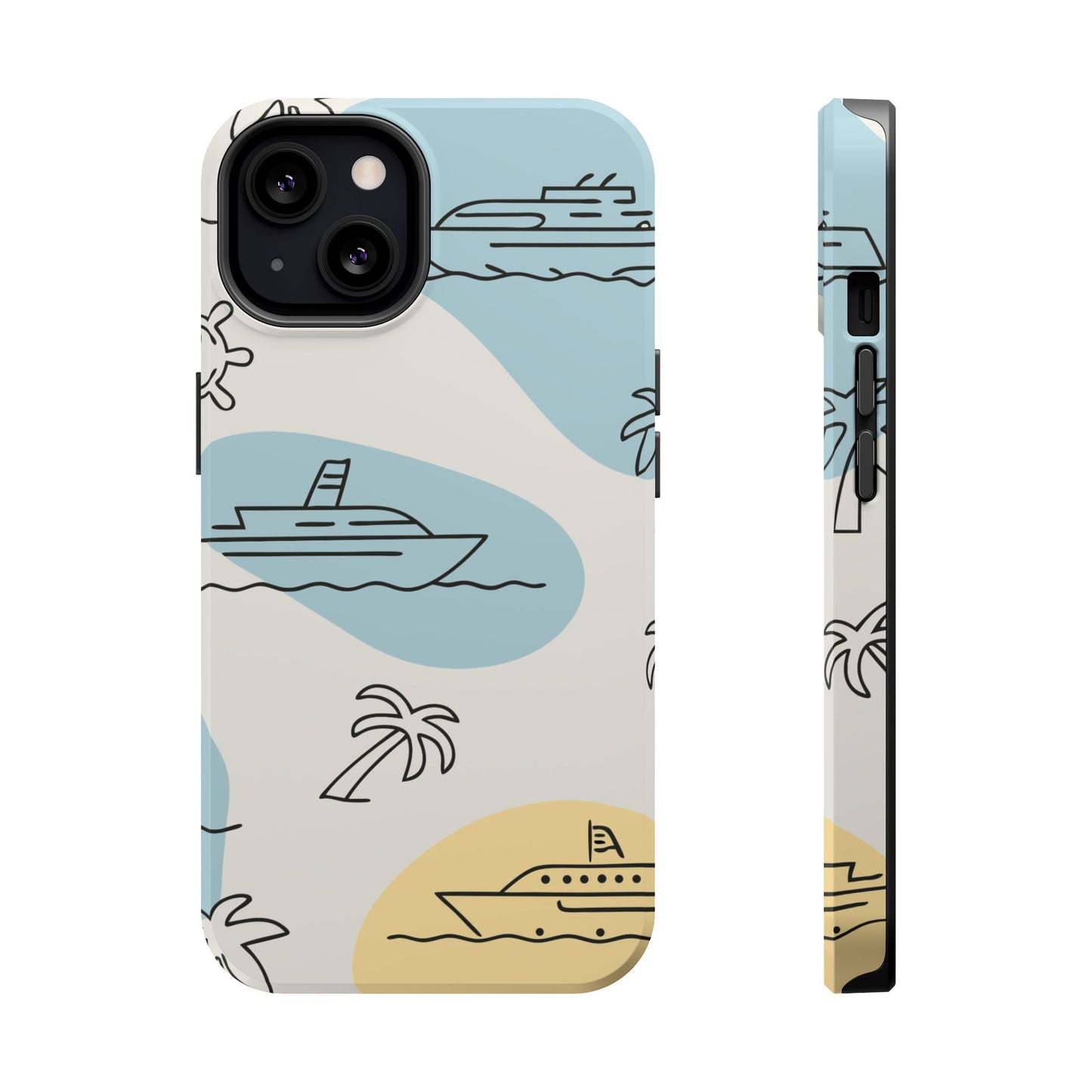 Retro Cruise Vacation iPhone Tough Case