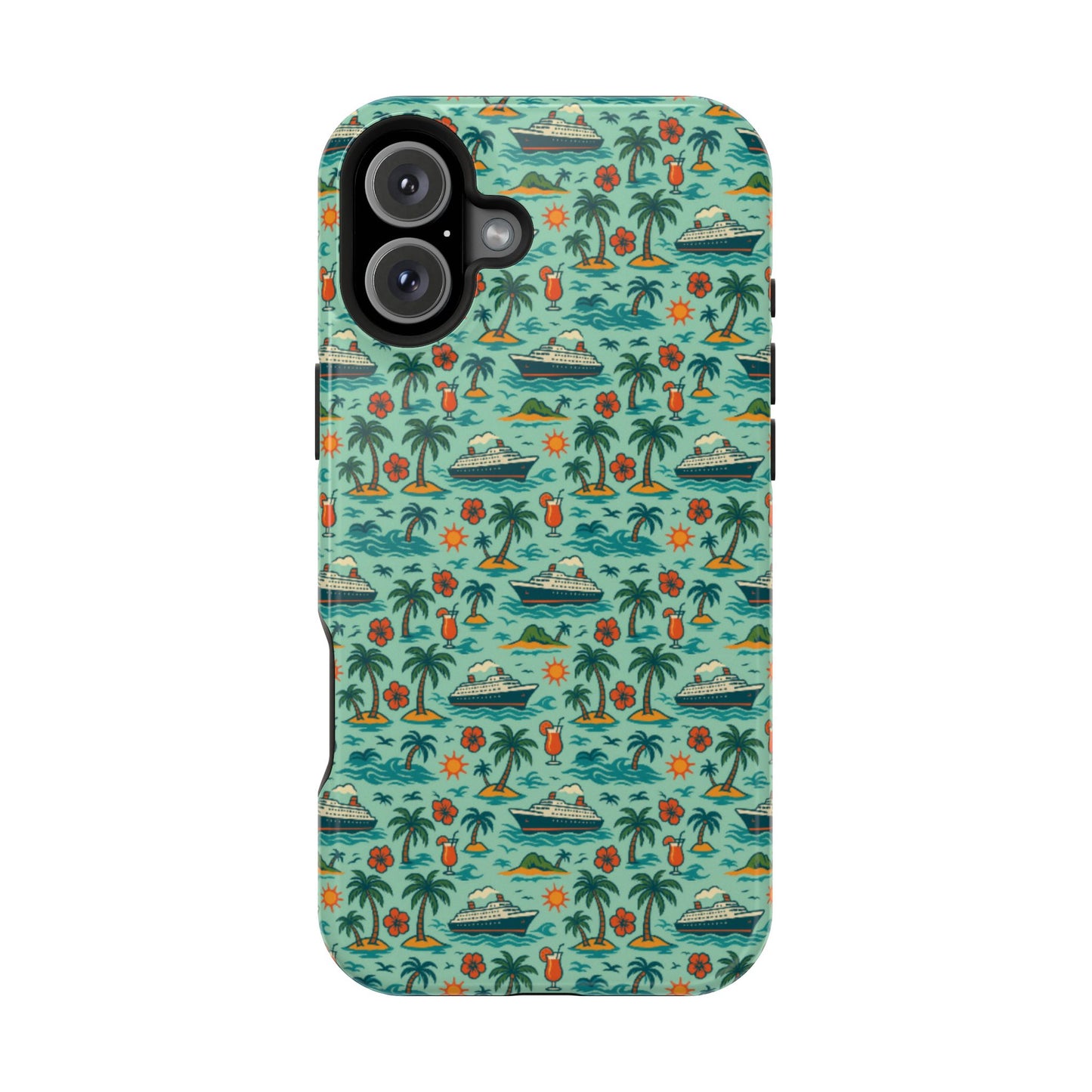 Tropical Cruise Tough iPhone Case