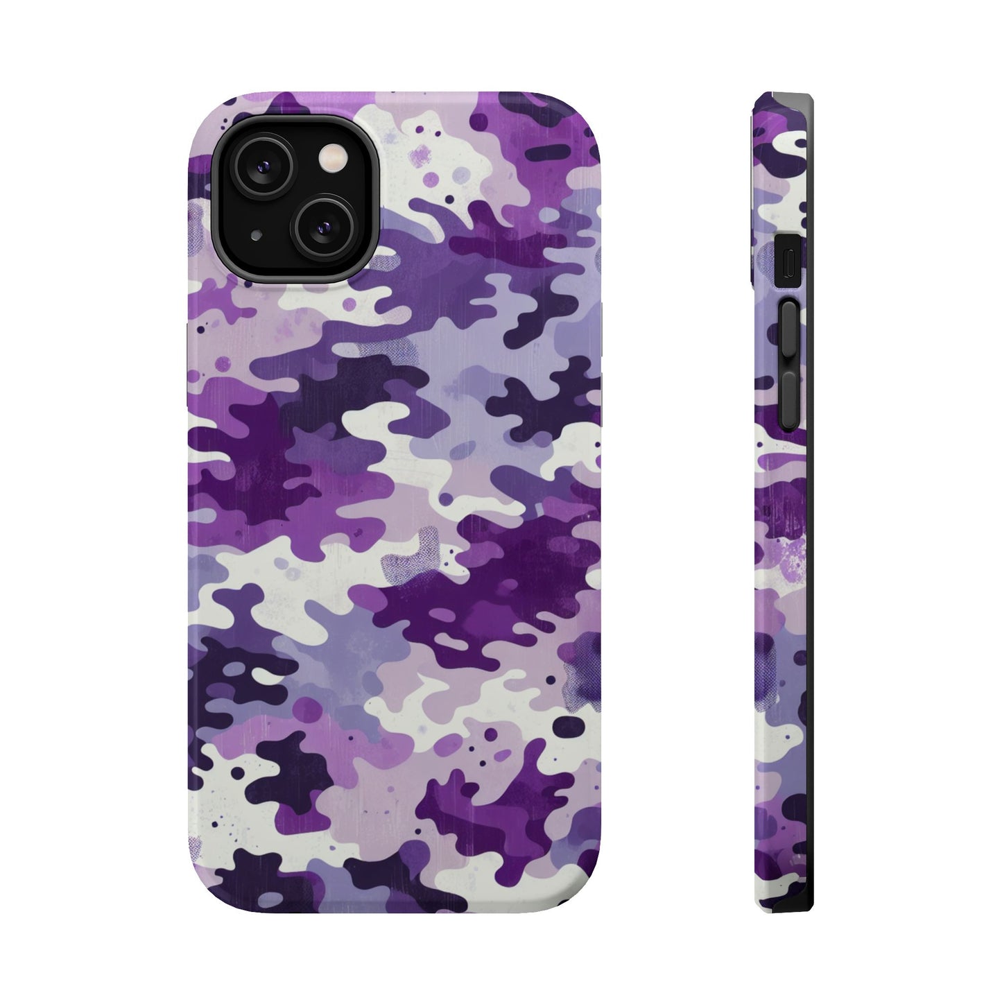 Purple Camouflage Design iPhone Tough Case -