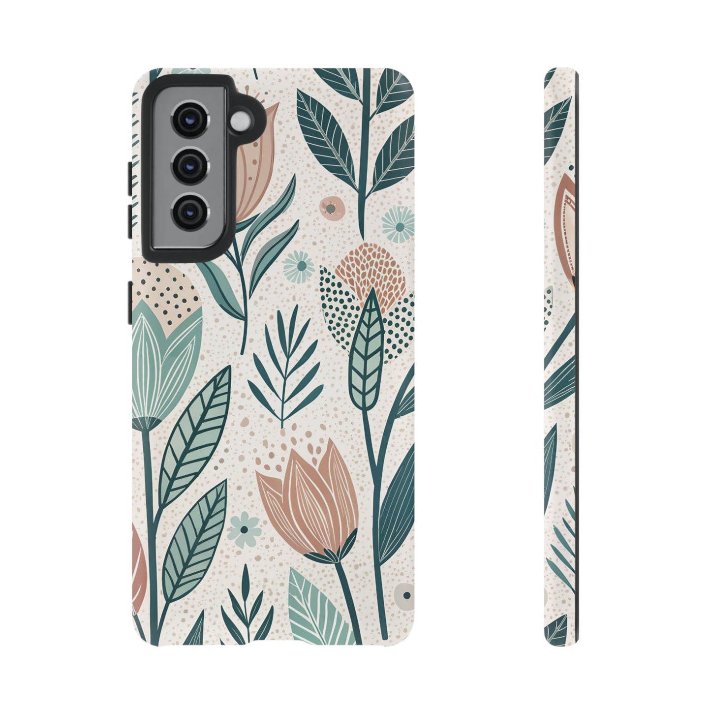 Swedish Inspired Floral Design Samsung Phone Case