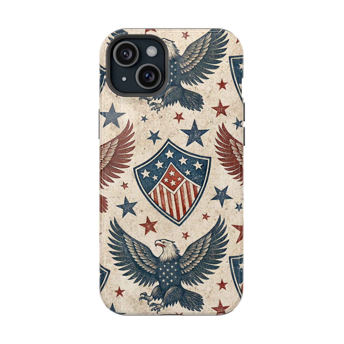 Vintage American Pride iPhone Tough Case