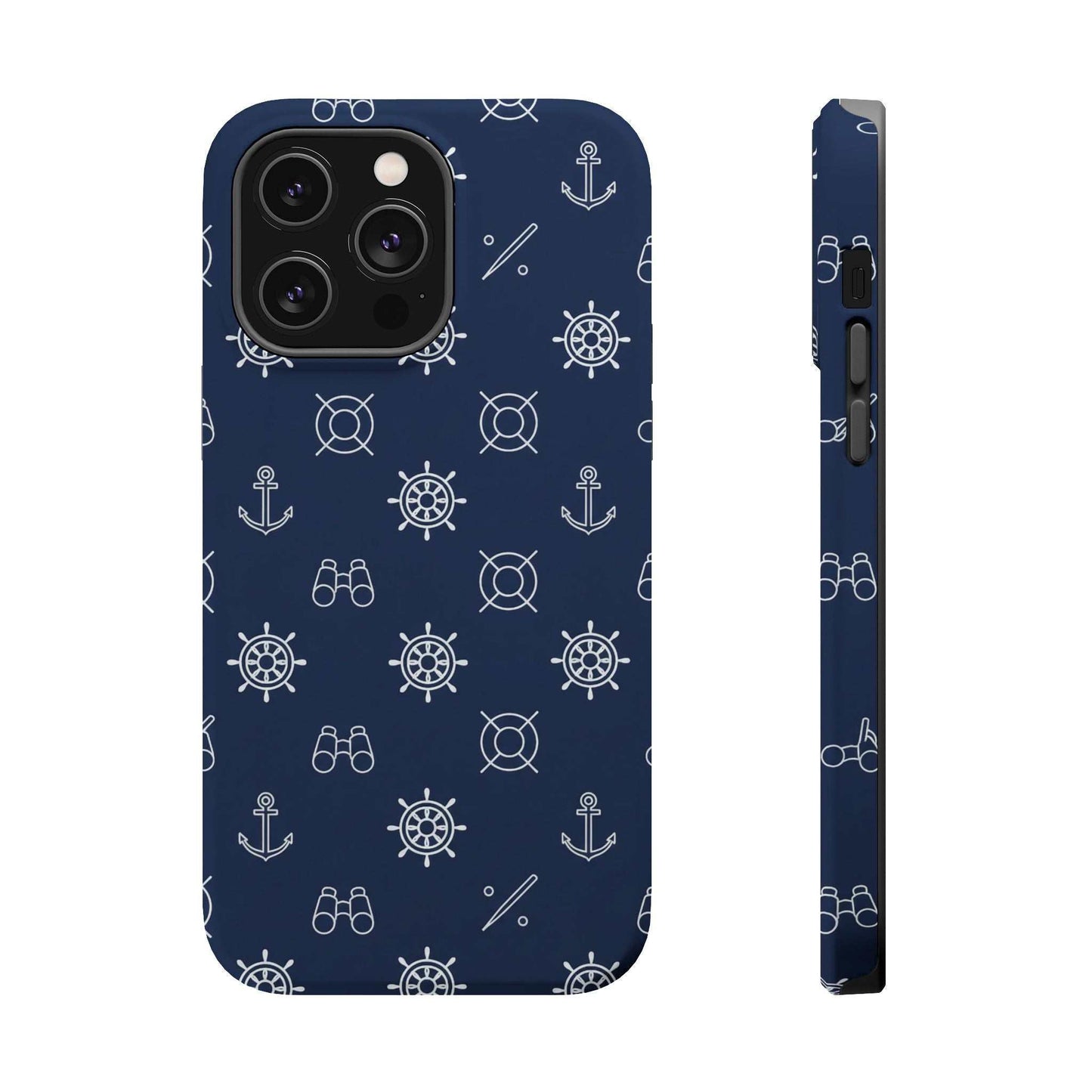 Minimalist Nautical iPhone Case — Magnetic Impact-Resistant Phone Case